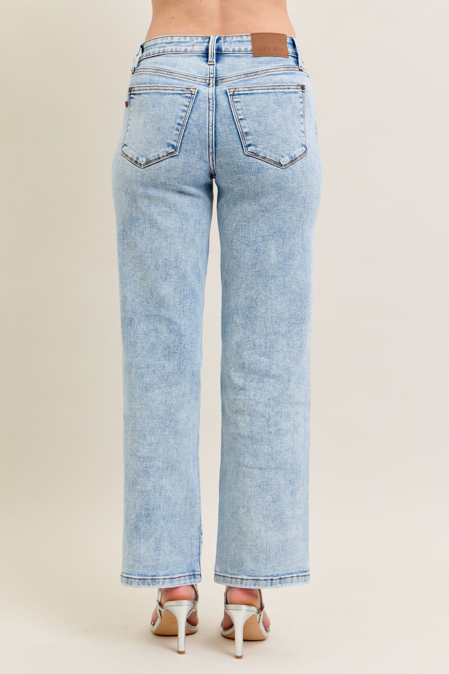 Judy Blue Stone Wash Straight Fit Jeans