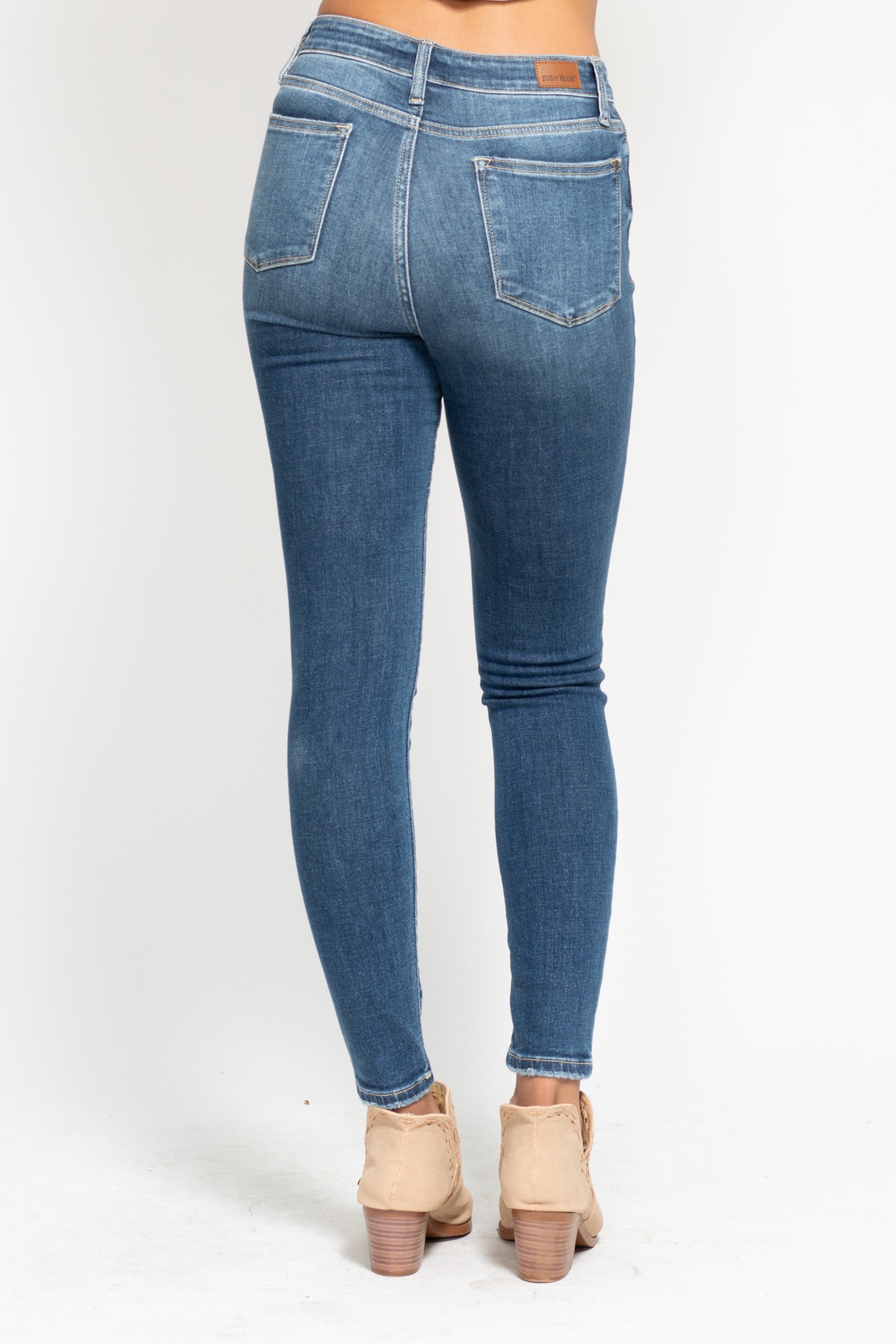 Judy Blue Button Fly Skinny Jeans