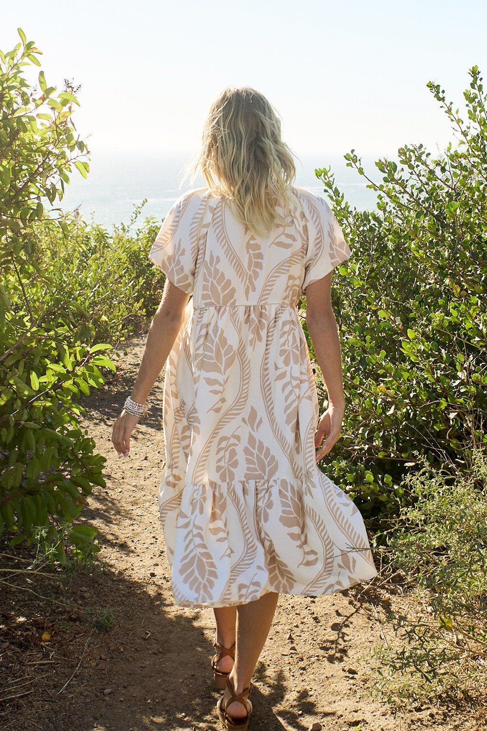 Beige Midi Dress