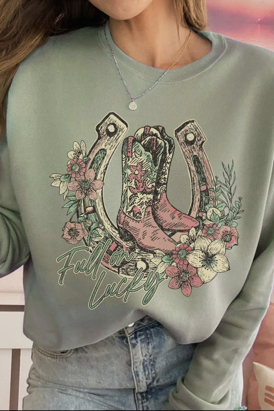 Floral Lucky Sweatshirt