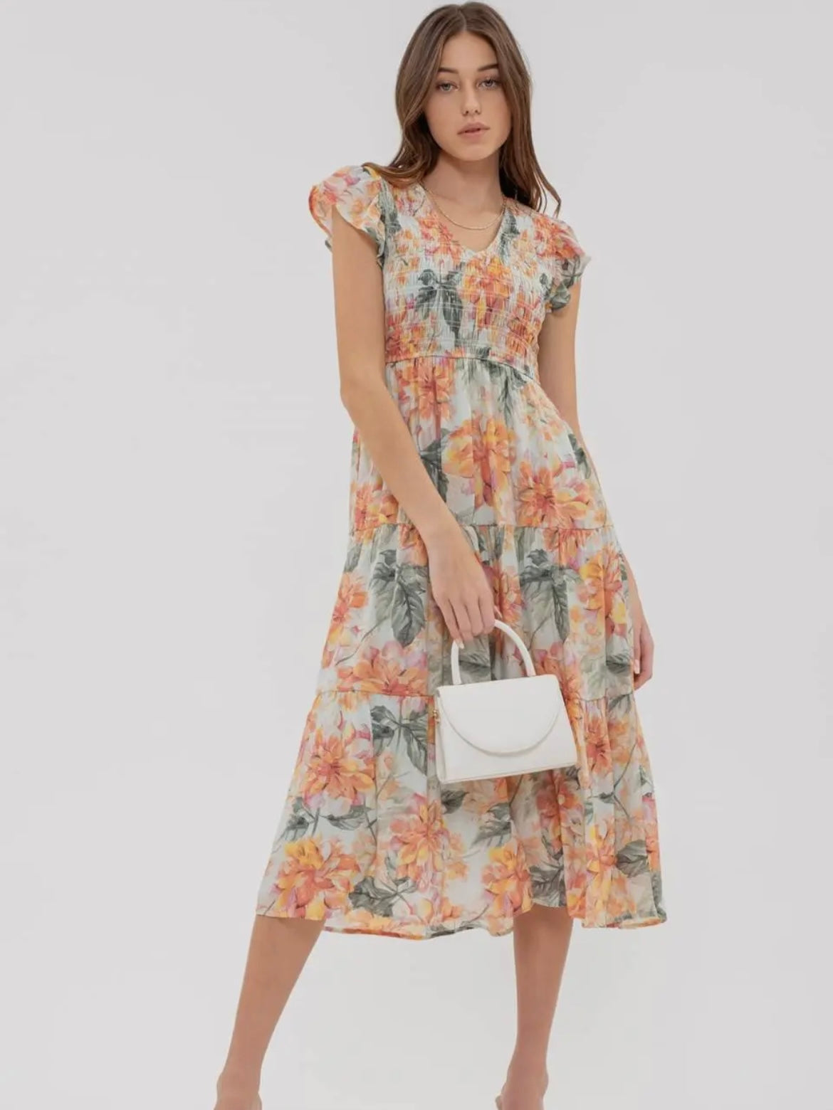 Floral Midi Dress