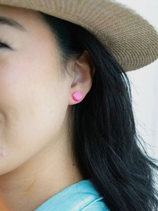 Kate Studs - Hot Pink