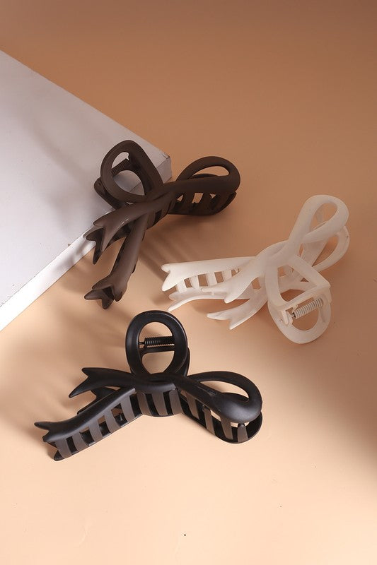 Ribbon Matte Hair Claw