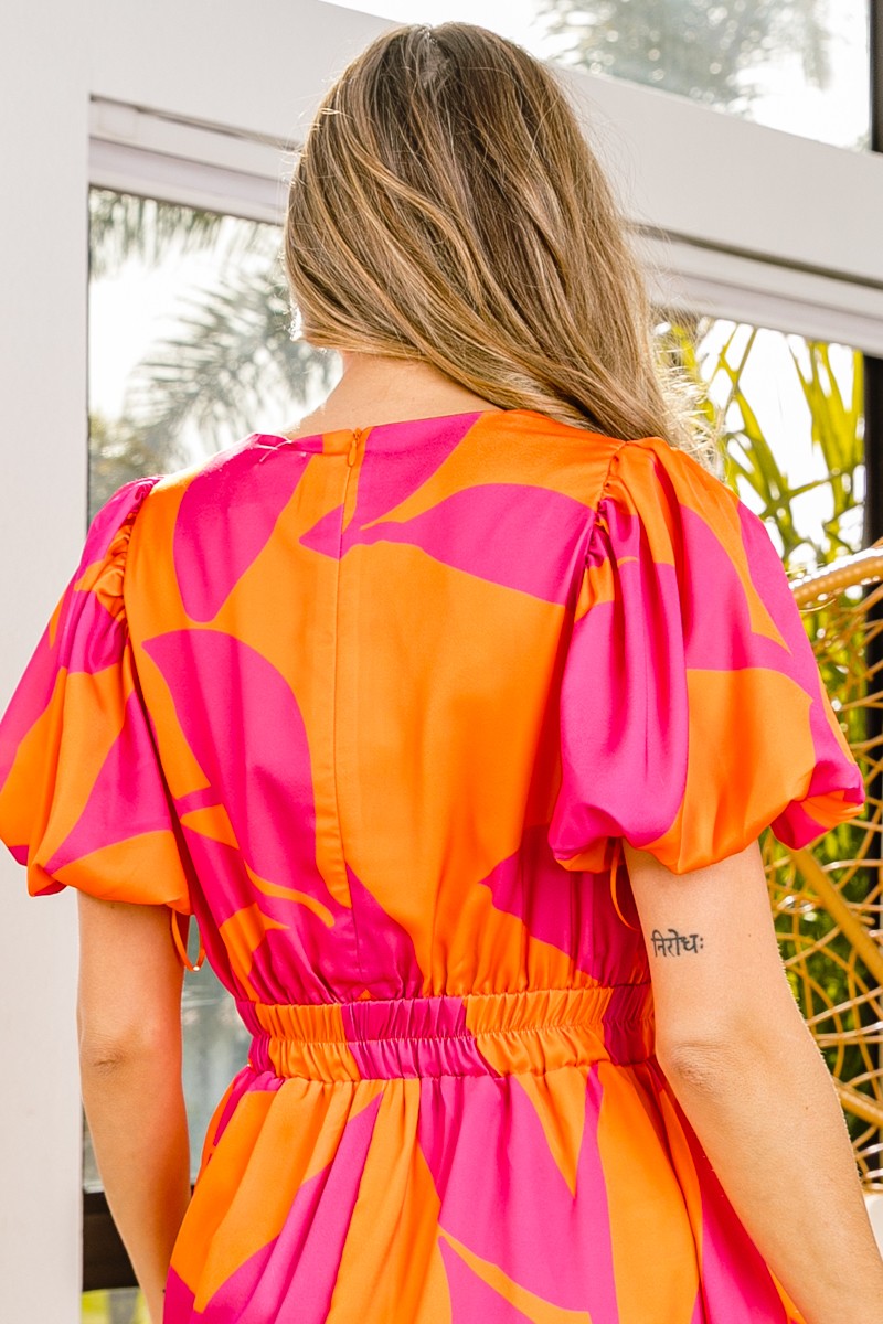 Puff Sleeve Dress