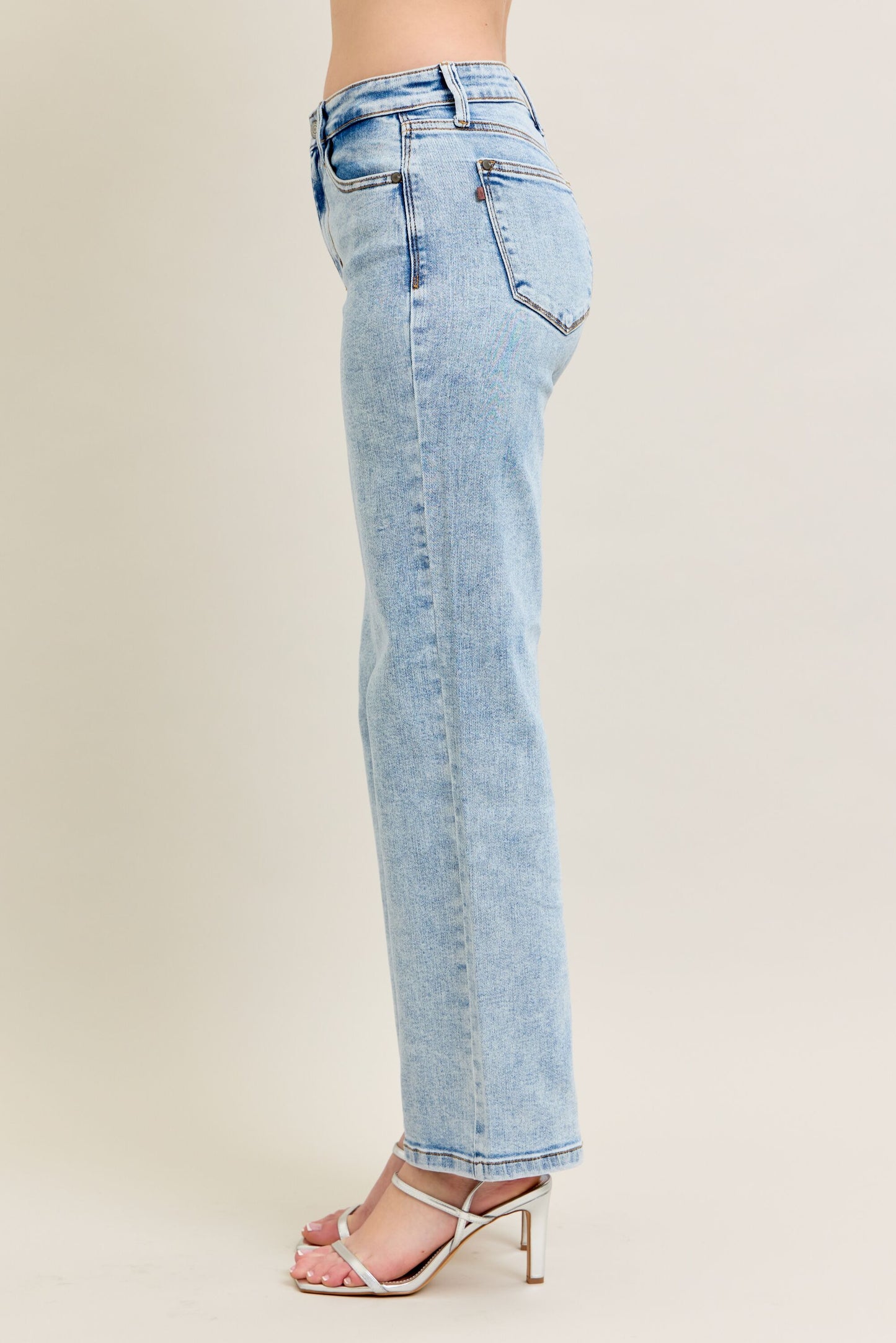 Judy Blue Stone Wash Straight Fit Jeans