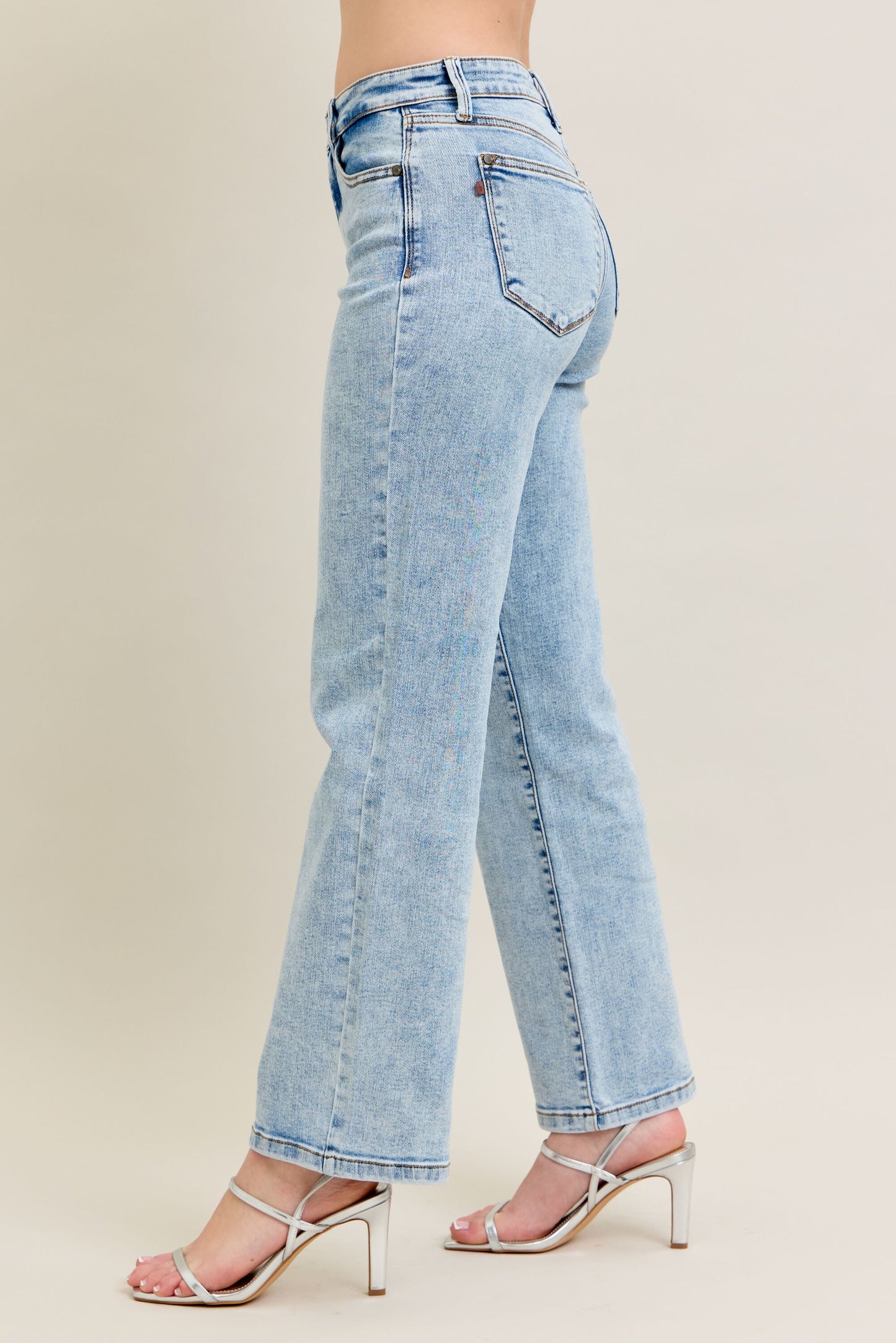 Judy Blue Stone Wash Straight Fit Jeans