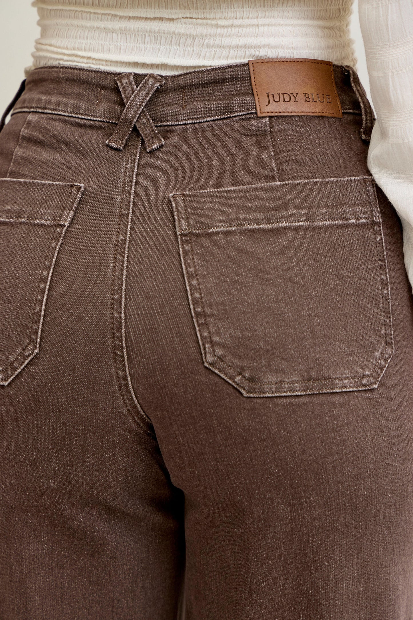 Judy Blue Brown Retro Wide Leg