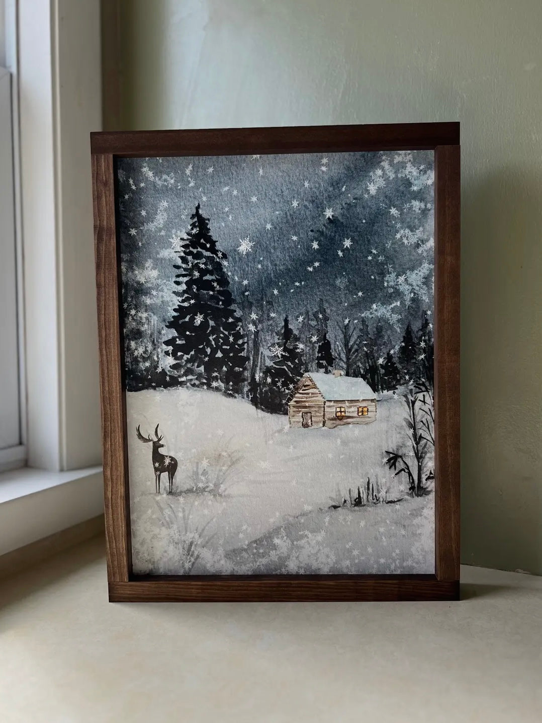 Winter Night Sign