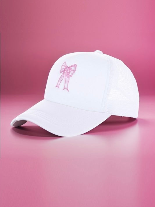 Coquette Trucker Hat - White