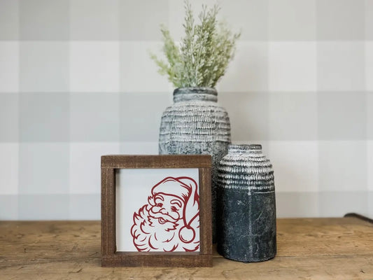 Jolly Santa Sign