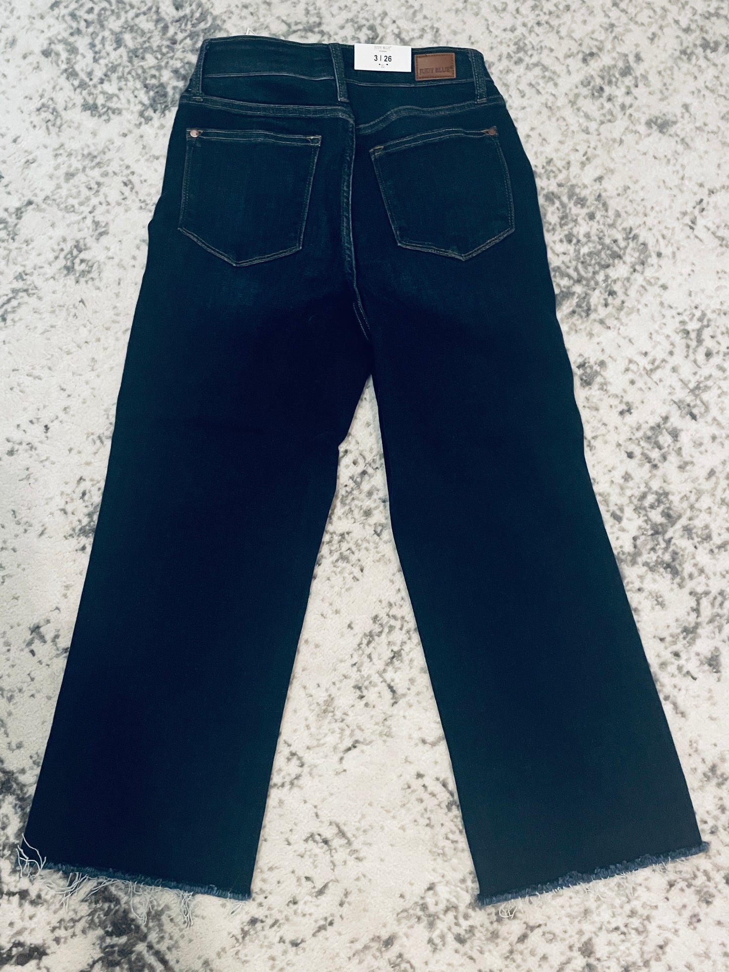 Judy Blue Wide Leg Cropped Jeans