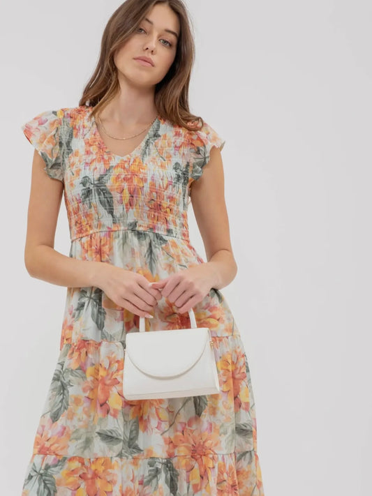 Floral Midi Dress