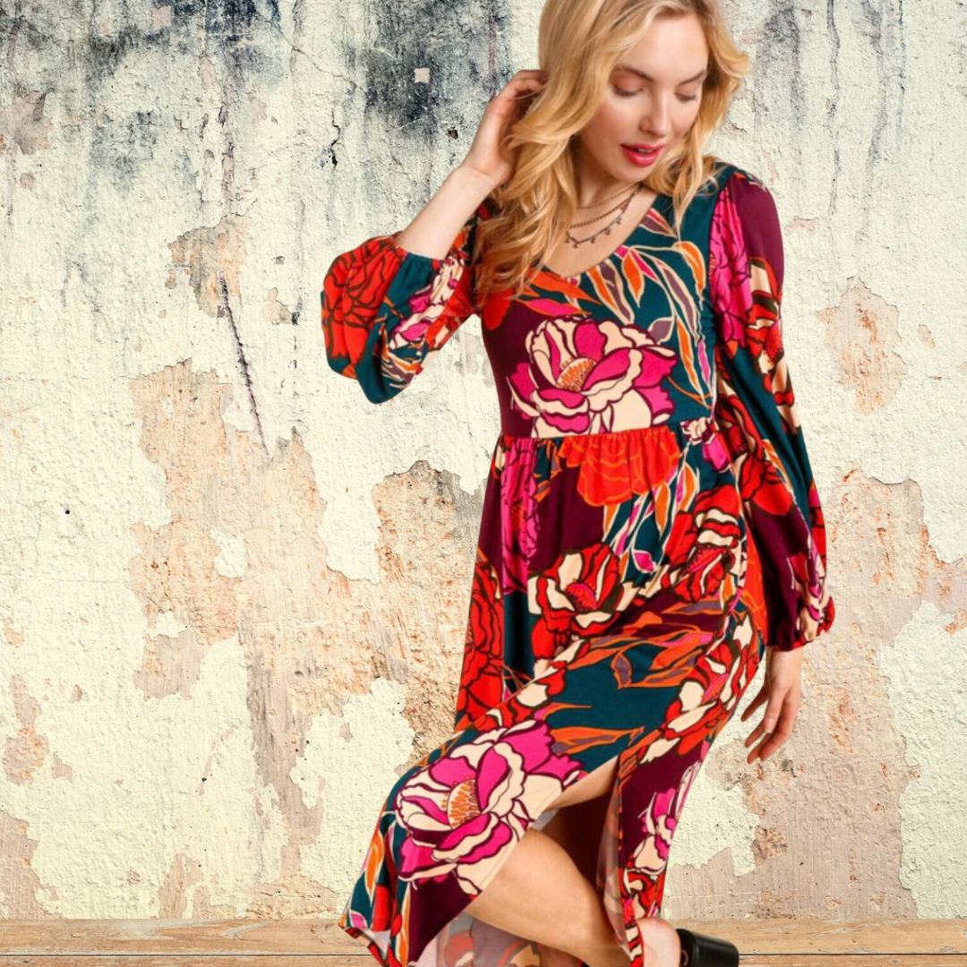 Floral Print Dress